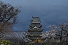 風雲、松本城