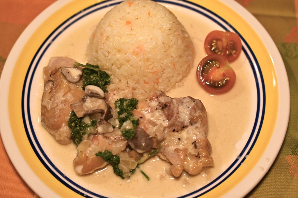 鶏肉のクリーム煮♪