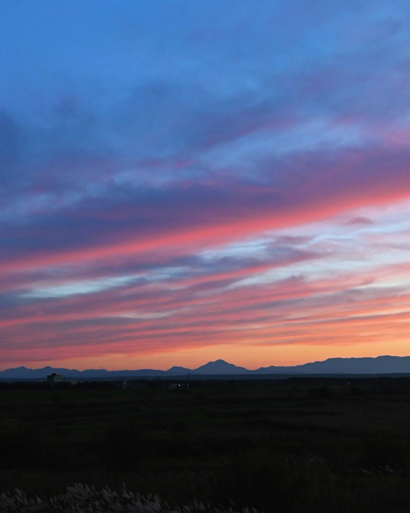 恵庭岳夕景