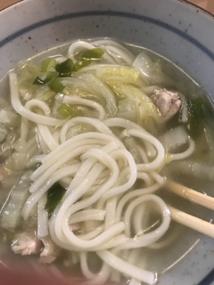 鳥煮込みうどん