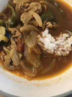 朝からスープカレー♪