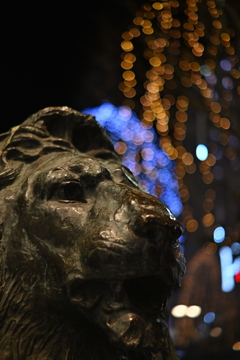 札幌三越のライオン