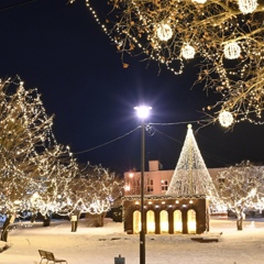 江別駅前イルミネーション