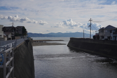 河口にて Carl Zeiss tesaer 50mm f3.5 沈胴