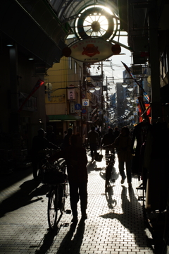 作例⑫ Canon FD55mmF1.2SSC ASPHELICAL 商店街
