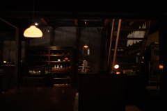 Cafe にて Canon 35mm f2 L39