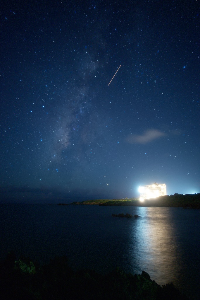 お盆の星空