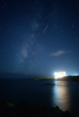 お盆の星空