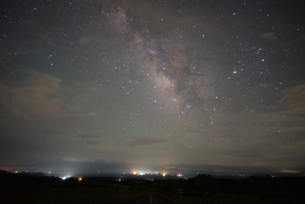 夜な夜な見えた天の川