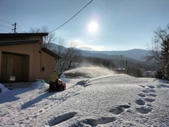 雪国の朝