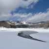 雪と湖と山