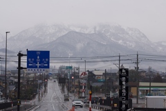 福井の雪山