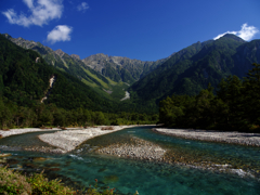 同じく河童橋付近より