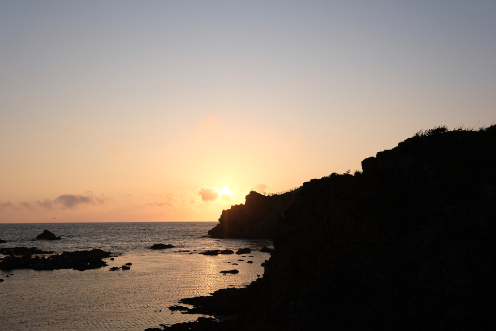 深浦町の夕日