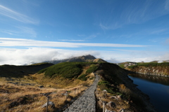 立山の遊歩道