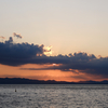 浅虫温泉の夕日