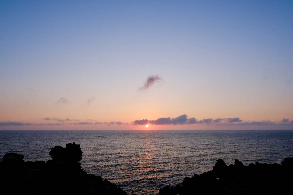 深浦町の夕日