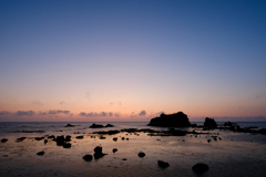 深浦町の夕日