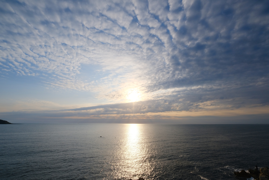 深浦町の夕日