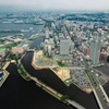 View of prefecture Yokohama from above