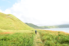 礼文島　最北を行く