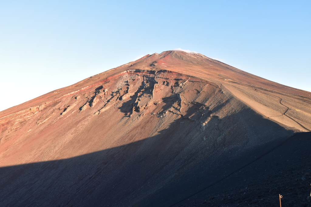 朝の富士山