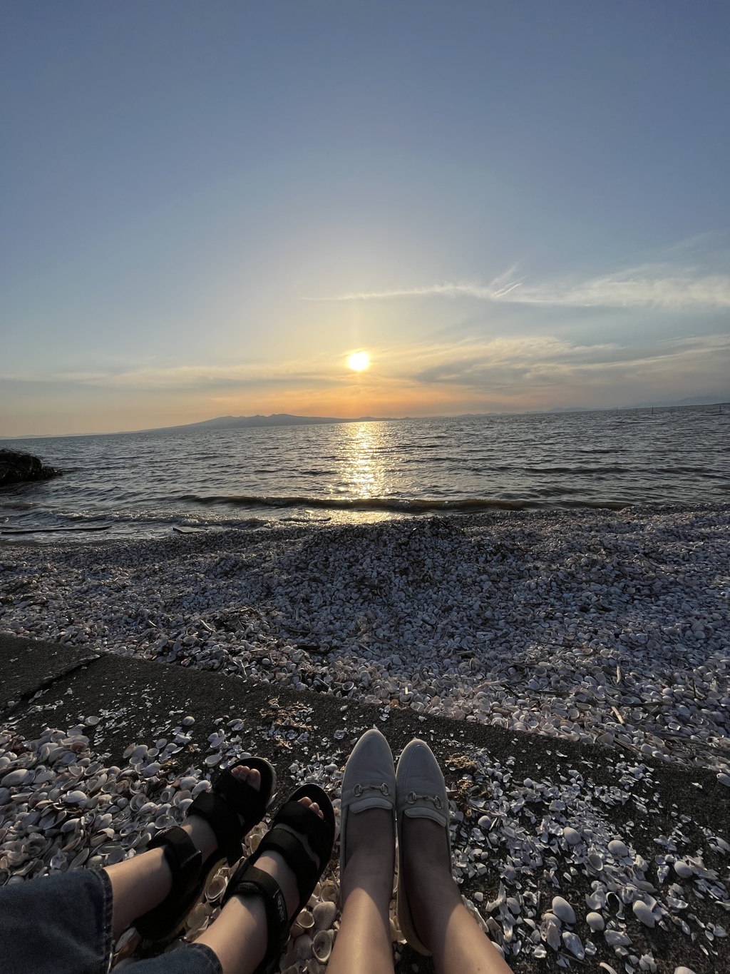 夕日