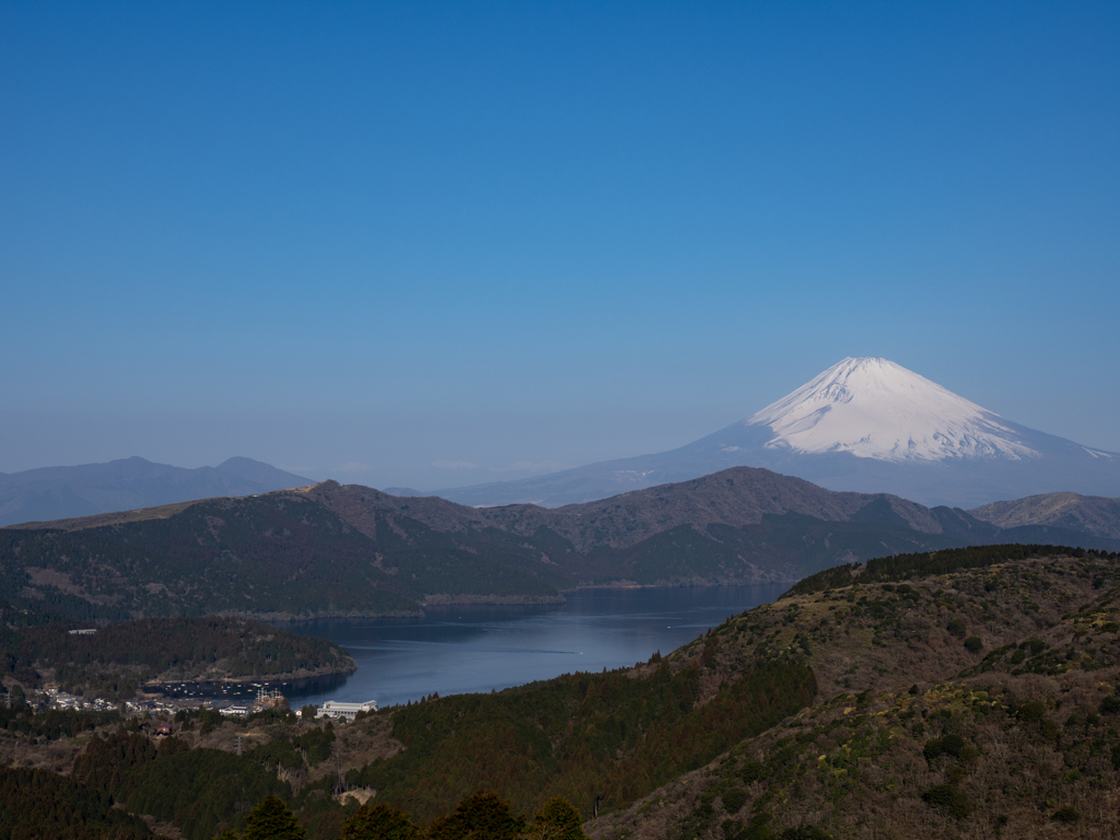 大観山 展望台からの富士山