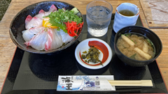 鯛＆カンパチ丼！