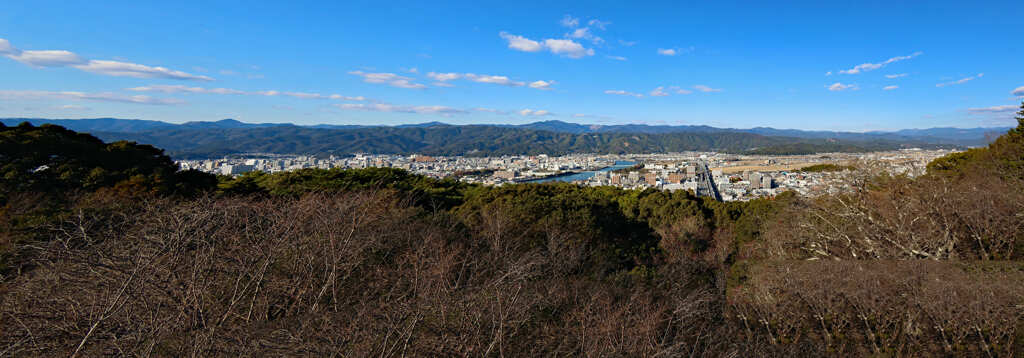 五台山から市内北側