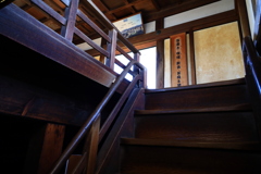 高知城　さすがにこの階段は辛いーす。