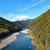 越知町 横畠橋から見る仁淀川