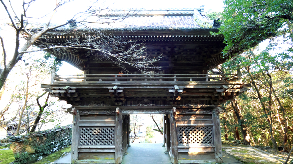 四国霊場 第３１番札所 竹林寺 仁王門