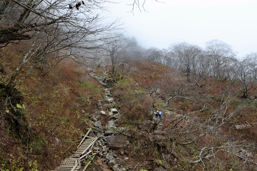 石鎚山 山頂へのアタック4