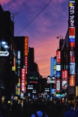 黄昏時の渋谷センター街②