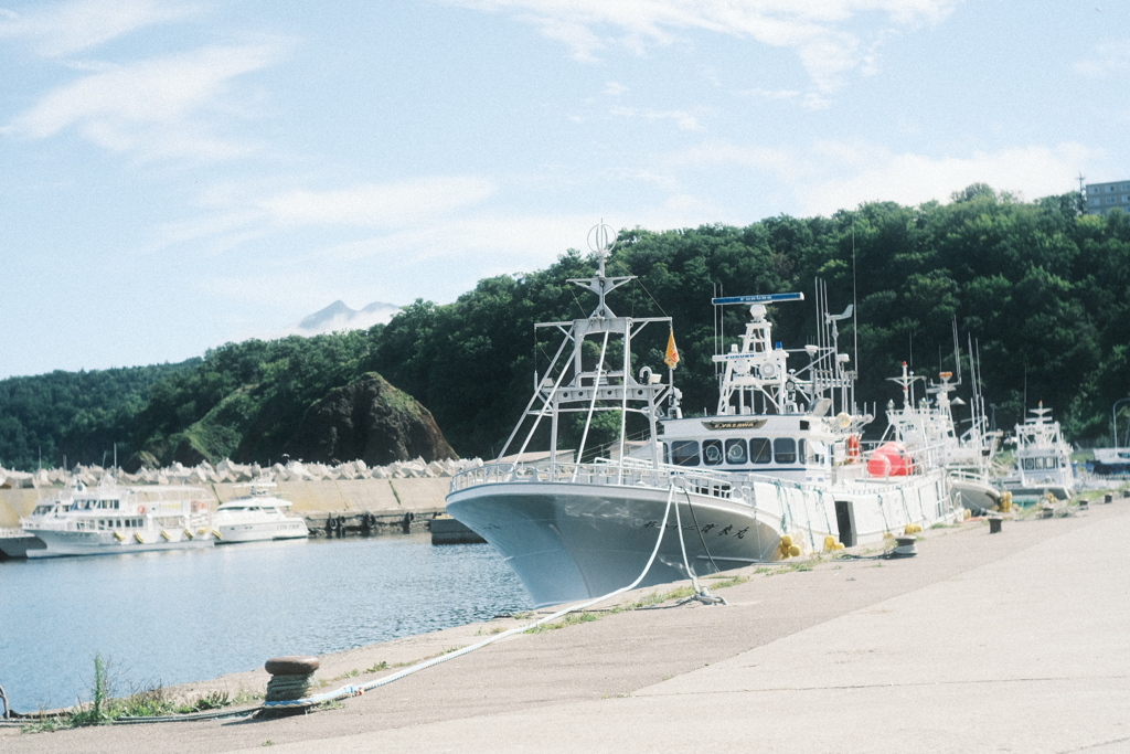 R5.08.13_夫婦・妹北海道知床旅行2日目_ウトロ漁港②