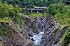 飛水峡と高山線②