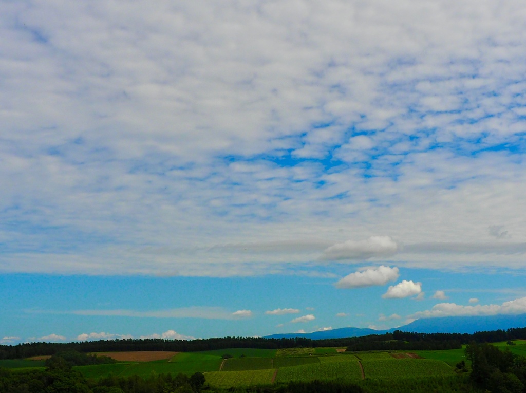 爽やかな空と雲