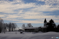 塔のある風景