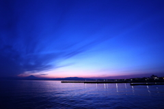 梅雨入り前の貴重な夕暮れ