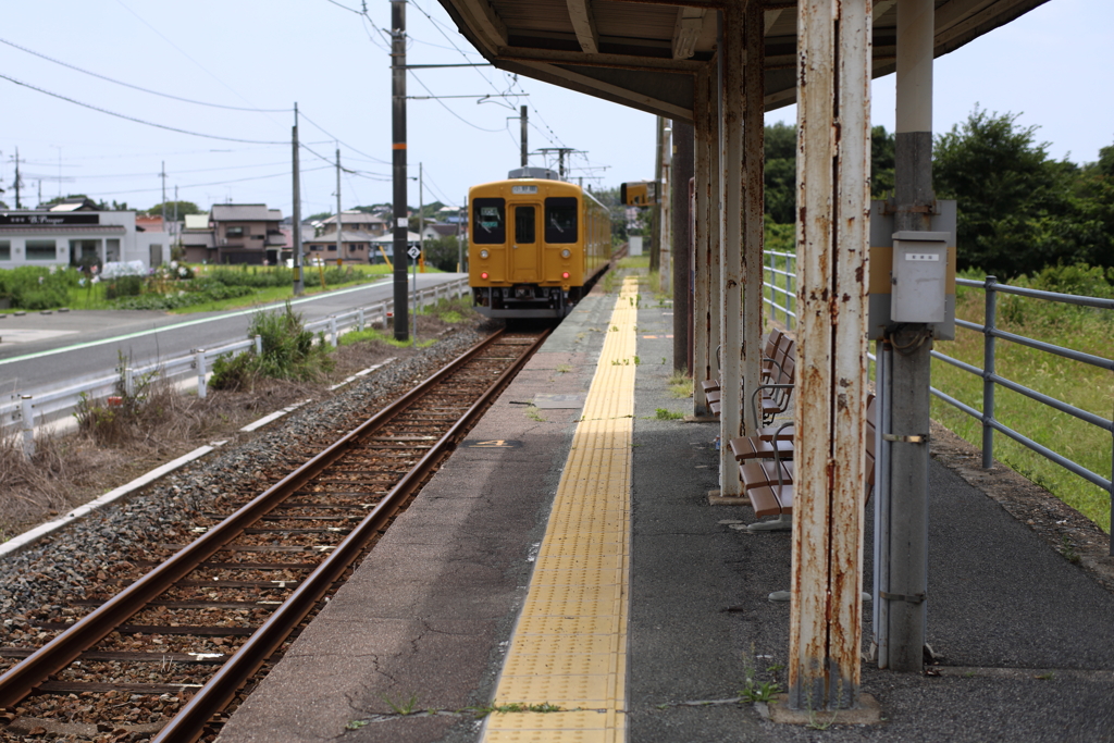 田舎の鉄道風景