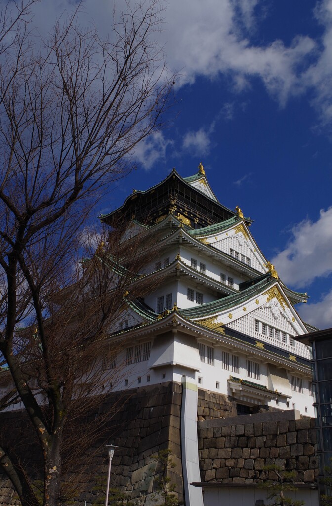 大阪城側面