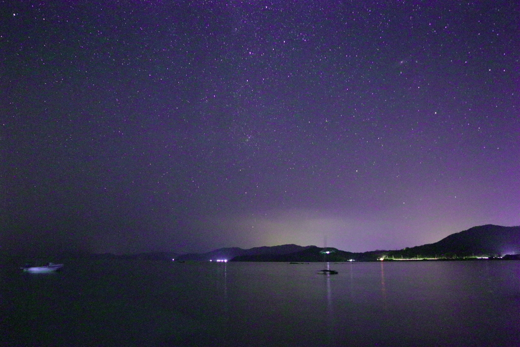 赤尾木湾の星空