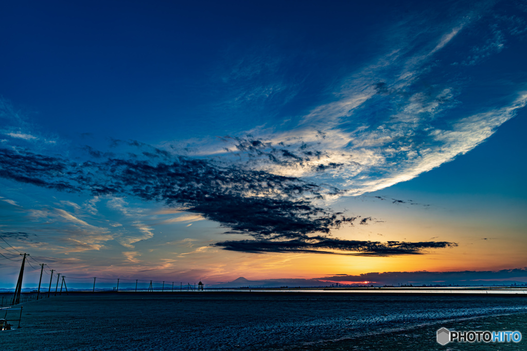 木更津の夕景