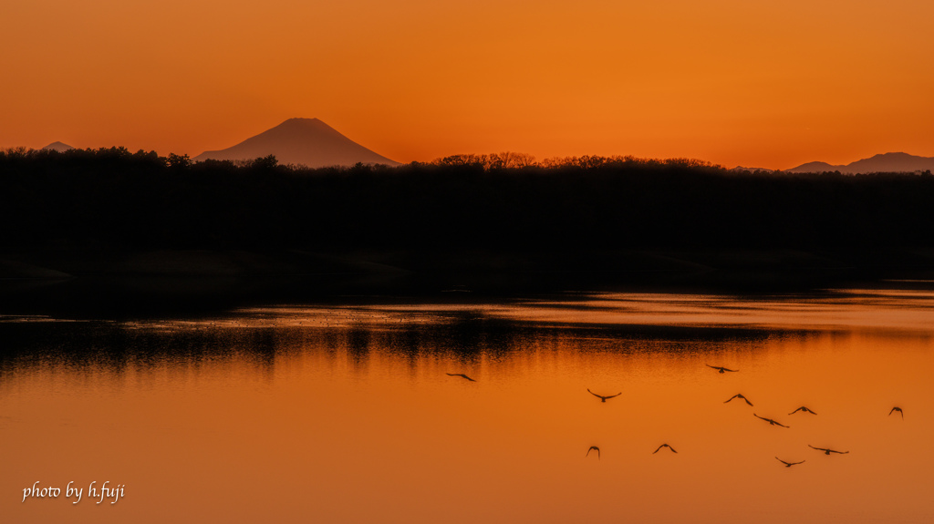 夕刻の景