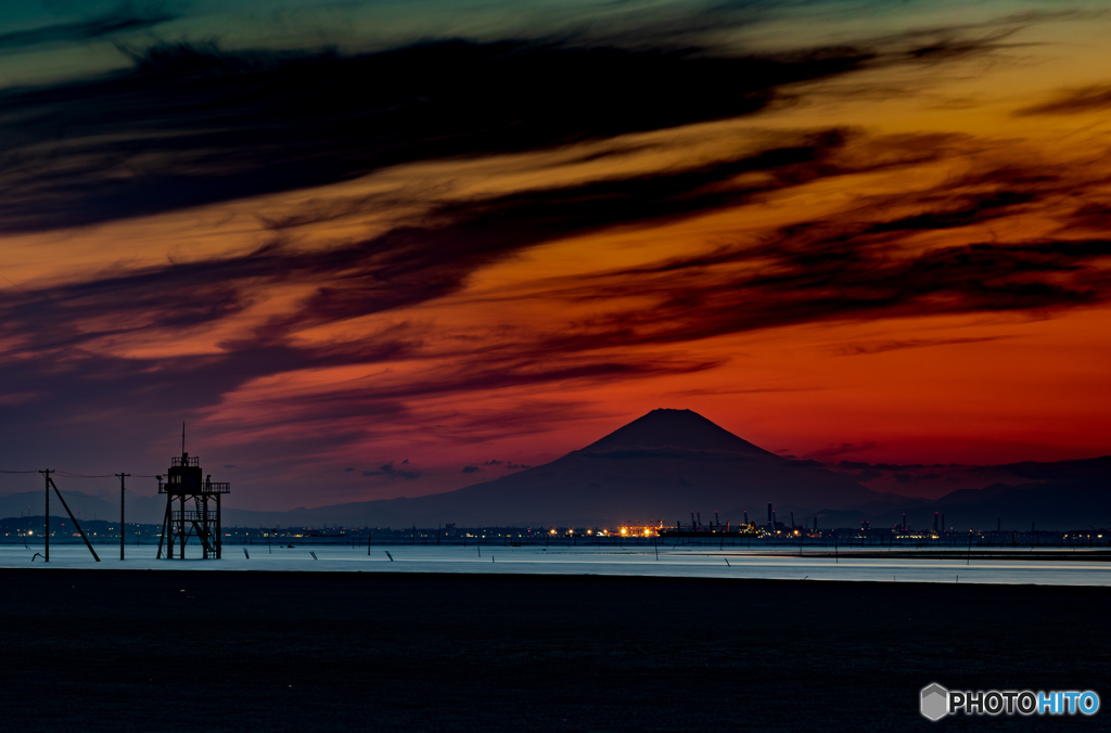 木更津の夕景