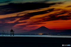 木更津の夕景