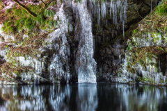 三十槌の氷柱