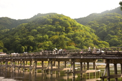 嵐山黄昏てます。