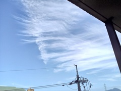 夏の日の雲
